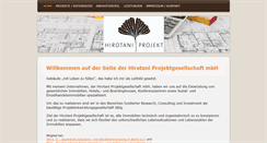 Desktop Screenshot of hirotani-projekt.de
