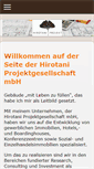 Mobile Screenshot of hirotani-projekt.de